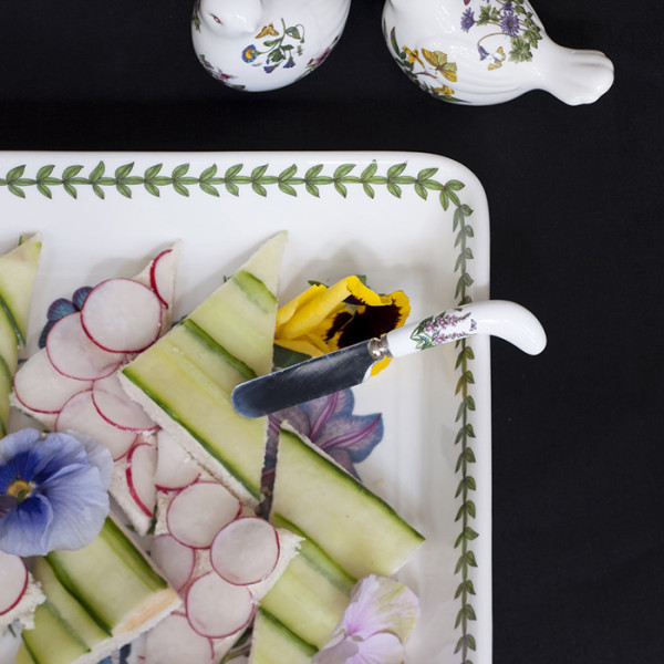 Portmeirion Botanic Garden Square Handled Dessert Dish Portmeirion Botanic Garden Square Handled Dessert Dish