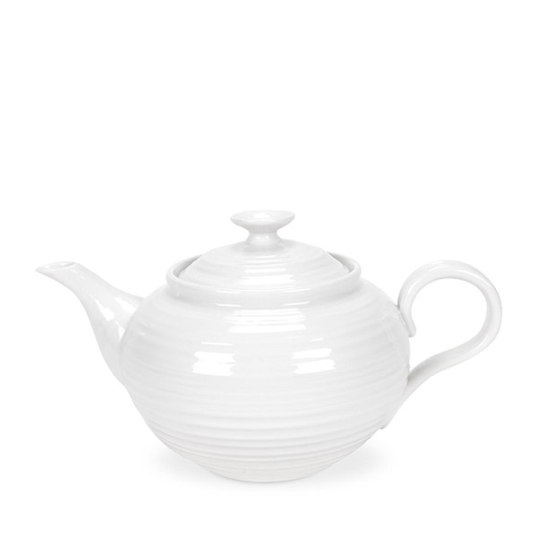 Sophie Conran for Portmeirion White 2 Pint Teapot 1.13L 2pt.