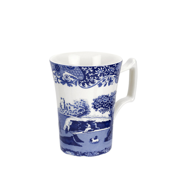 Blue Italian Cottage Mug 0.28L 10oz. Set of 4