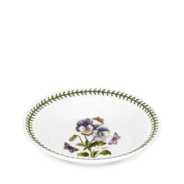Botanic Garden Soup Bowl Pansy 8 inch 21 cm