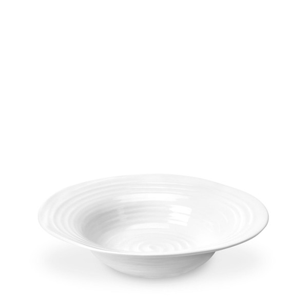 Sophie Conran for Portmeirion White Bistro Bowls 10.5 inch 26.5cm. Set of 2